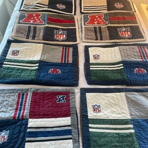$20 per sham.  Not 20 for all NFL Patchwork Quilt Set - Blue, Gray, Red, Green